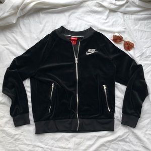 Black Velvet ZipUp Jacket